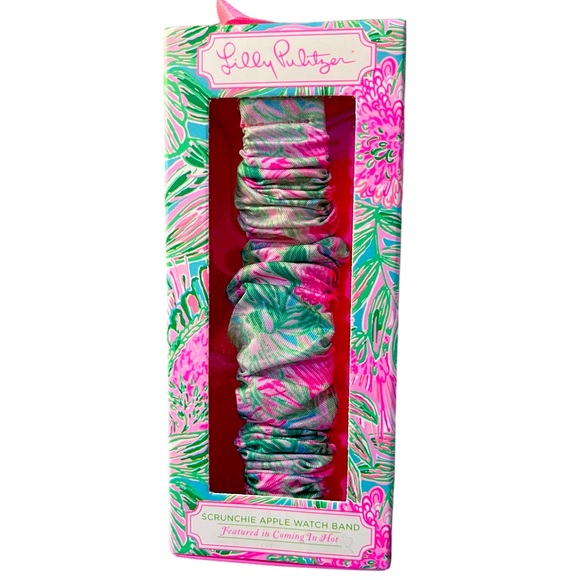 Lilly Pulitzer Scrunchie Apple Watch Band - Picture 1 of 3